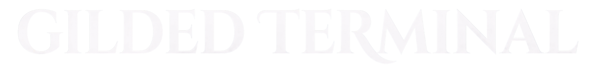 Gilded Terminal Logo